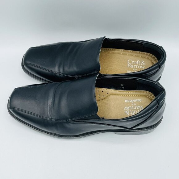 Croft & Barrow Mens Size 8.5 M Black Ortholite Slip On Loafer Casual Dress Shoe - Picture 6 of 11